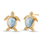 EVER TRUE AA Larimar Ohrringe Nickelfreies Messing ca. 2.77 ct