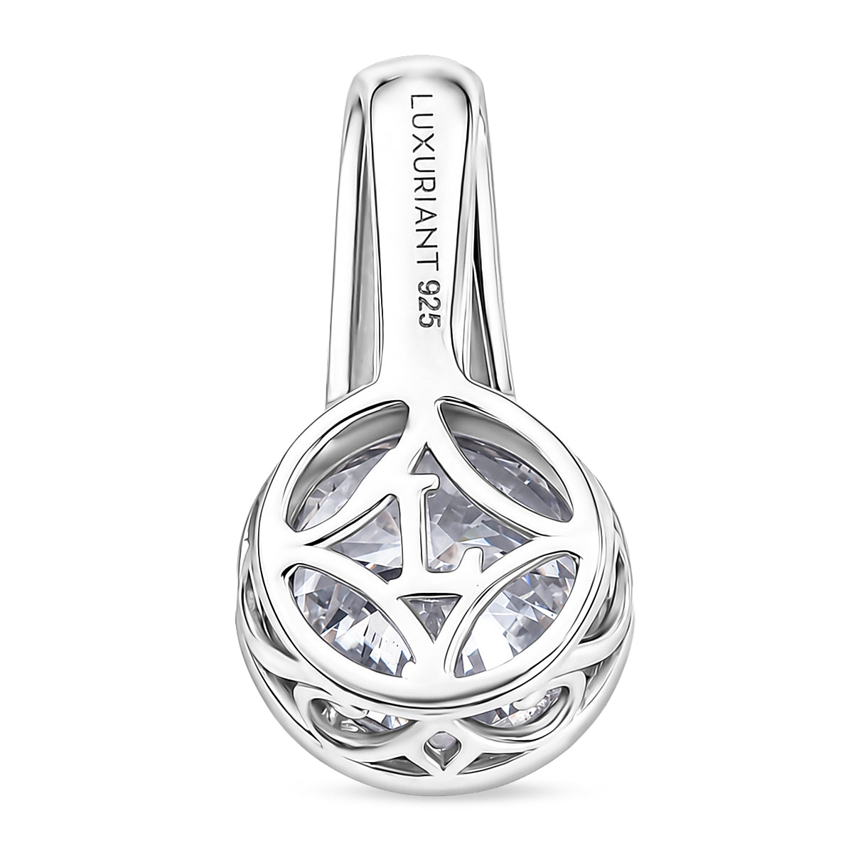 LUXURIANT DIAMOND - Lab Grown Diamant SI-GH Anhänger 925 Silber Rhodiniert (10-15 Werktage Lieferzeit) ca. 3,07 ct.