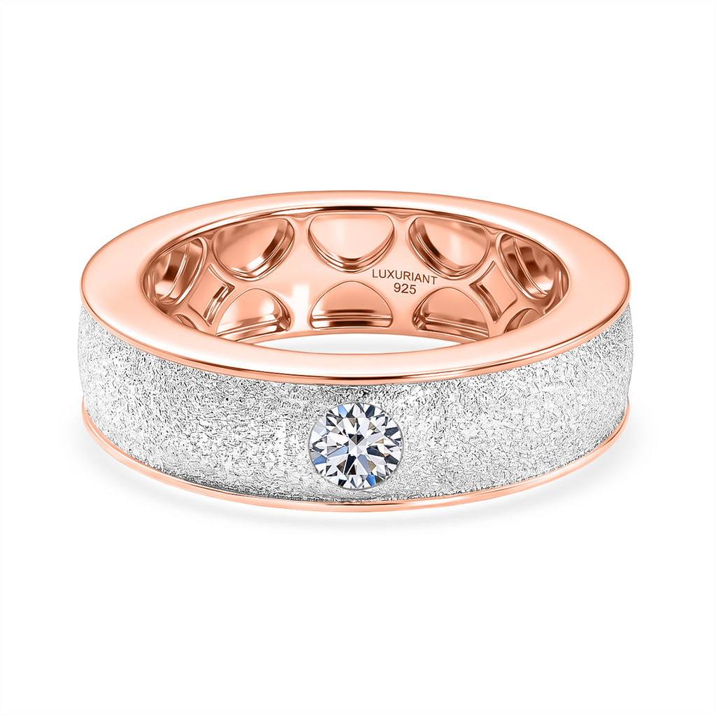 Rhodiniert und 750 Roségold Vermeil