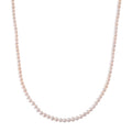 D'Joy AAA Zhuji Akoya Perle 50cm Halskette, 925 Silber rhodiniert