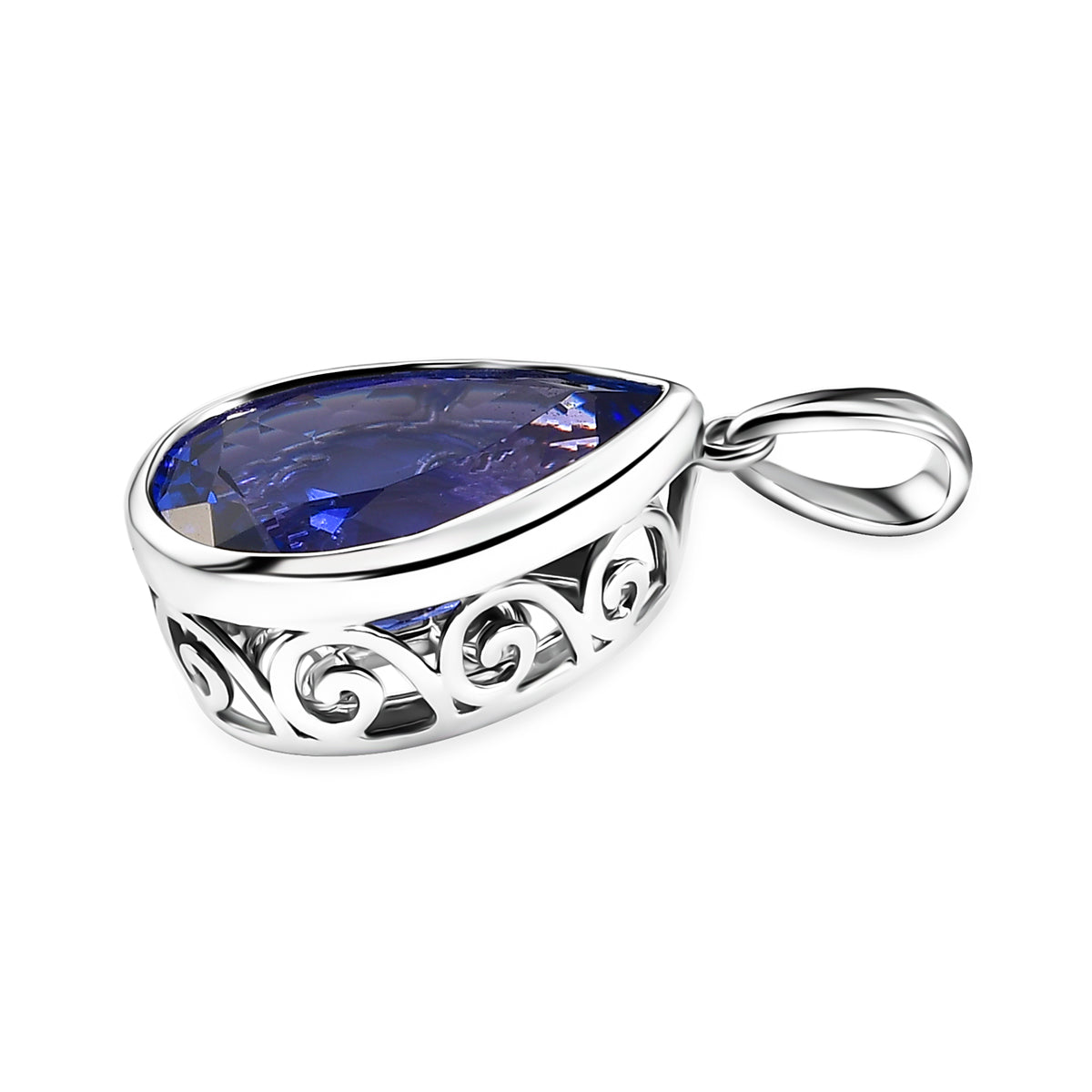 SEHR SELTENER LUXORO Tansanit Anhänger 375 Gold ca. 6.09 ct