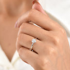 LUXURIANT DIAMOND - Lab Grown Diamant SI-GH Ring 925 Silber Rhodiniert (Größe 17.00) ca. 0,14 ct