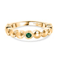 EVER TRUE AA Kagem Sambischer Smaragd Ring Reine Bronze (Größe 19.00) ca. 0.11 ct