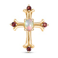 D'Joy AA natürlicher, äthiopischer Welo Opal und Rosa Turmalin Anhänger - 0,38 ct.