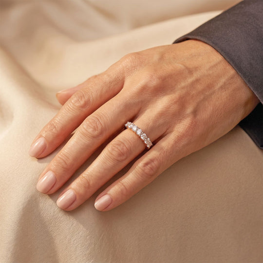 LUXURIANT DIAMOND- Lab Grown Diamant GH Ring 925 Silber 750 Gelbgold vermeil, 10-15 Werktage Lieferzeit (Größe 20.00) ca. 0.25 ct