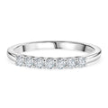 D'Joy Lab Grown Diamant GH Ring 925 Silber Rhodiniert (Größe 20.00) ca. 0,25 ct