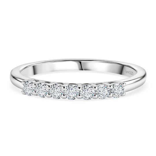 LUXURIANT DIAMOND- Lab Grown Diamant GH Ring 925 Silber Rhodiniert, 10-15 Werktage Lieferzeit (Größe 19.00) ca. 0.25 ct