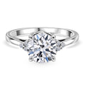EXKLUSIVES ANGEBOT LUXURIANT DIAMOND - Lab Grown Diamant 100 Facetten-GH Ring 925 Silber Rhodiniert (Größe 18.00) ca. 2.08 ct