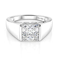 D'Joy Moissanit Ring 925 Silber Rhodiniert (Größe 18.00) ca. 2,79 ct