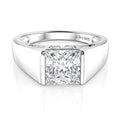 D'Joy Moissanit Ring 925 Silber Rhodiniert (Größe 19.00) ca. 2,79 ct