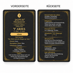 JAIPUR FRAGRANCES Parfümöl Widder (Aries) - Adonis, mit Goldflocken und Karneol, 5 ml