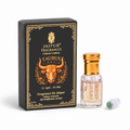 JAIPUR FRAGRANCES Parfümöl Stier (Taurus) - Fragrance De Jaipur, mit Goldflocken und grünem Aventurin, 5 ml