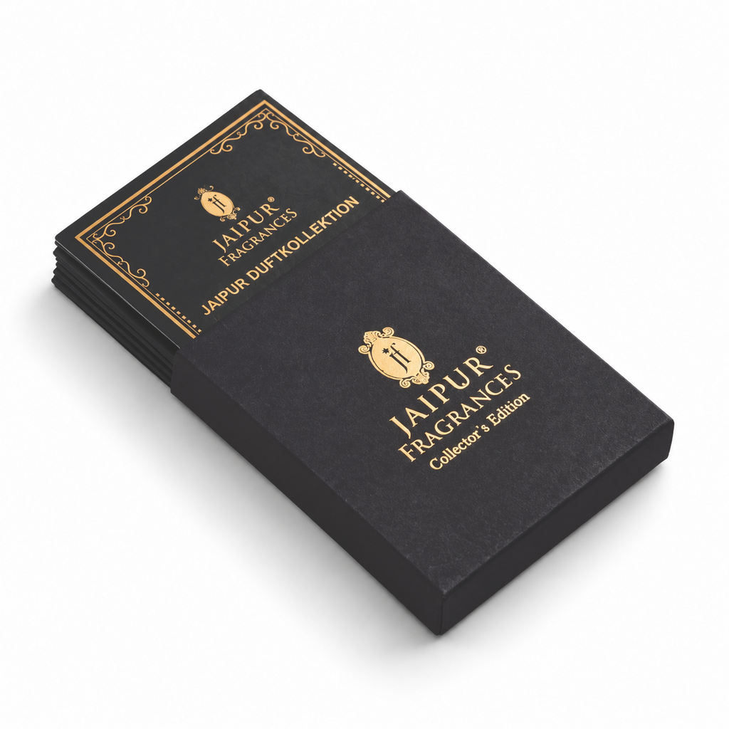 JAIPUR FRAGRANCES Parfümöl Stier (Taurus) - Fragrance De Jaipur, mit Goldflocken und grünem Aventurin, 5 ml