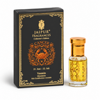 JAIPUR FRAGRANCES Parfümöl Krebs (Cancer) - Yasmin, mit Goldflocken und Mondstein, 5 ml