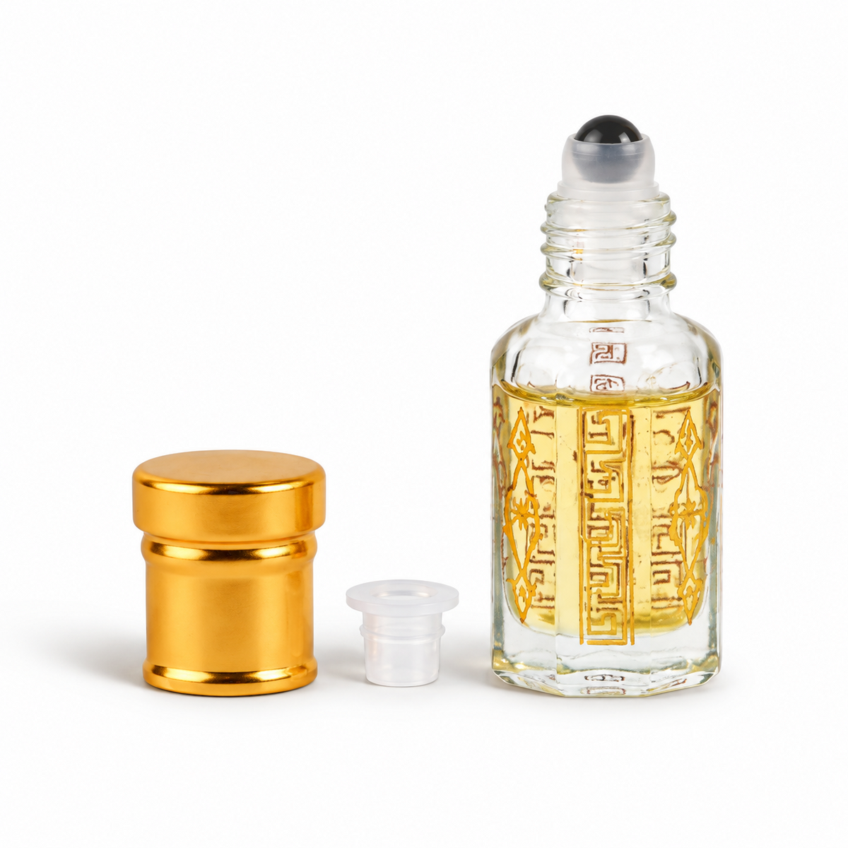 JAIPUR FRAGRANCES Parfümöl Löwe (Leo) - L'Empereur, mit Goldflocken und Tigerauge, 5 ml