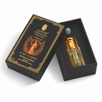 JAIPUR FRAGRANCES Parfümöl Jungfrau (Virgo) - Parfum De Matin, mit Goldflocken und Amazonit, 5 ml