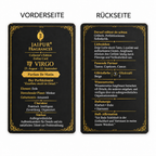 JAIPUR FRAGRANCES Parfümöl Jungfrau (Virgo) - Parfum De Matin, mit Goldflocken und Amazonit, 5 ml
