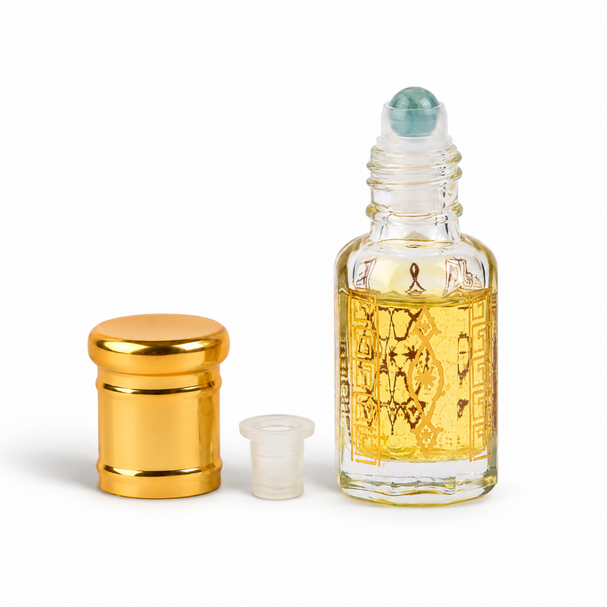 JAIPUR FRAGRANCES Parfümöl Jungfrau (Virgo) - Parfum De Matin, mit Goldflocken und Amazonit, 5 ml