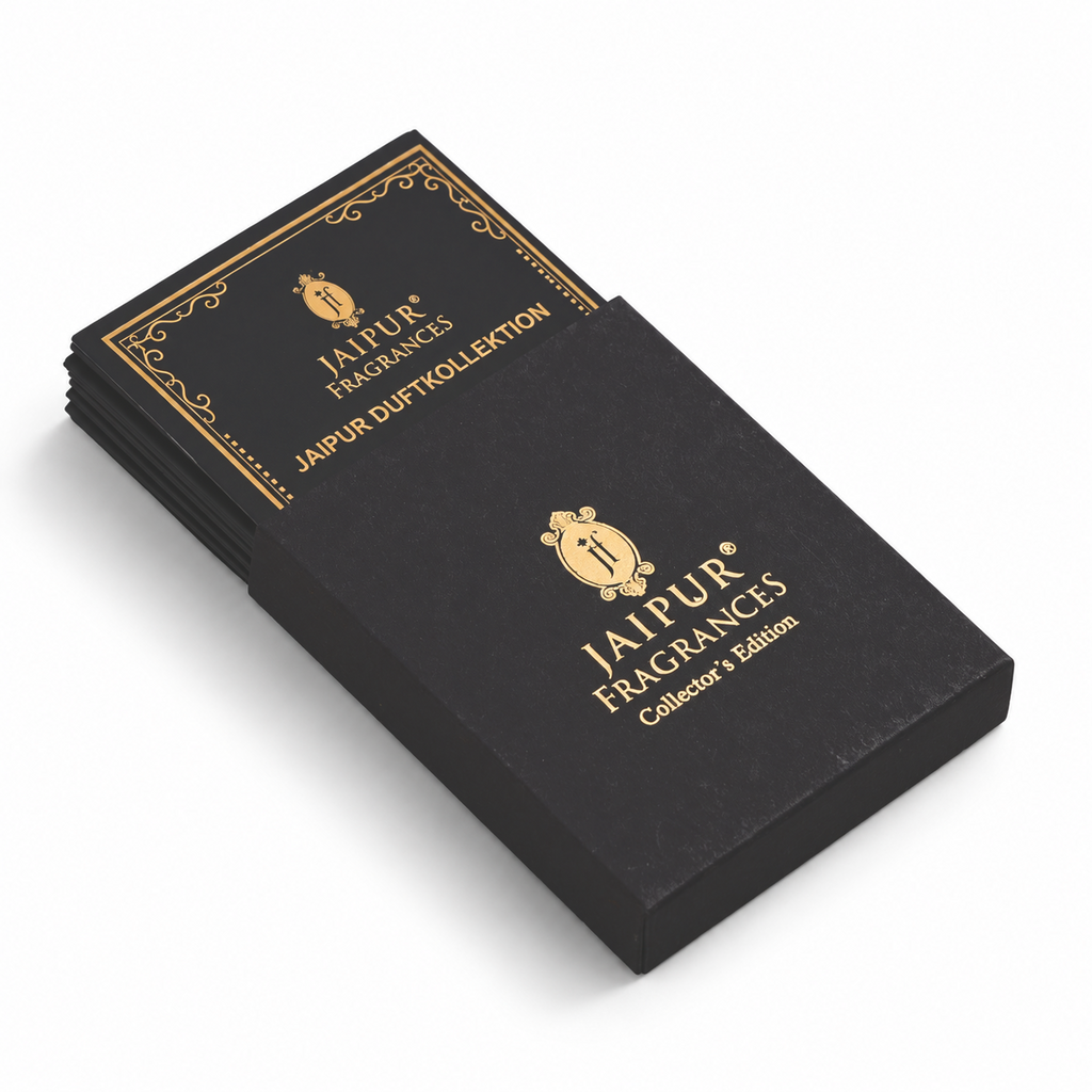 JAIPUR FRAGRANCES Parfümöl Jungfrau (Virgo) - Parfum De Matin, mit Goldflocken und Amazonit, 5 ml