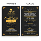 JAIPUR FRAGRANCES Parfümöl Schütze (Sagittarius) - Frangipani, mit Goldflocken und Lapislazuli, 5 ml
