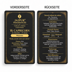 JAIPUR FRAGRANCES Parfümöl Steinbock (Capricorn) - Winsome, mit Goldflocken und Rauchquarz, 5 ml