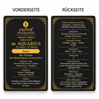 JAIPUR FRAGRANCES Parfümöl Wassermann (Aquarius) - Azeez, mit Goldflocken und Amethyst, 5 ml