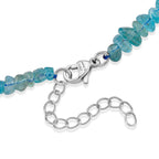 Apatit Halskette ca. 45 cm 316L Edelstahl ca. 150.00 ct