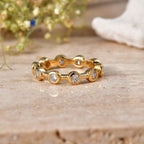 LUXURIANT DIAMOND - Lab Grown Diamant SI-GH Ring 925 Silber 750 Gelbgold vermeil (Größe 20.00) ca. 1.13 ct