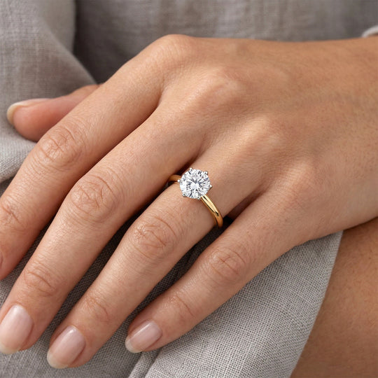 LUXURIANT DIAMOND - Lab Grown Diamant VS-EF Ring 585 Gold (Größe 20.00) ca. 1,00 ct