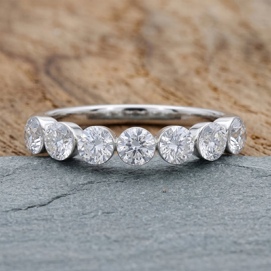 LUXURIANT DIAMOND - Lab Grown Diamant SI-GH Ring 925 Silber Rhodiniert (Größe 17.00) ca. 2,00 ct