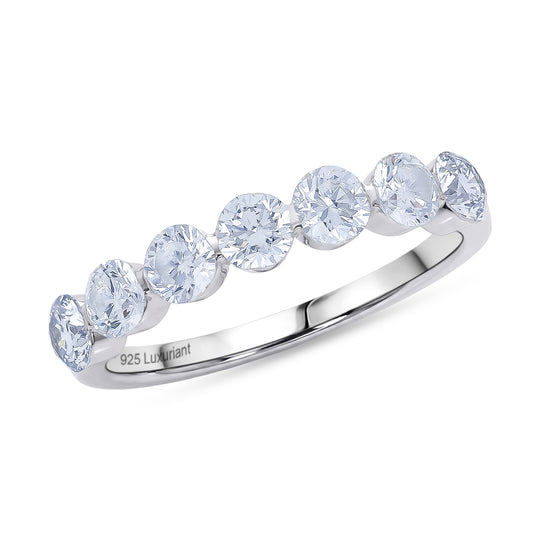 LUXURIANT DIAMOND - Lab Grown Diamant SI-GH Ring 925 Silber Rhodiniert (Größe 17.00) ca. 2,00 ct