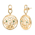 EverTrue AAA Kagem sambische Smaragd Ohrringe - 0,27 ct.
