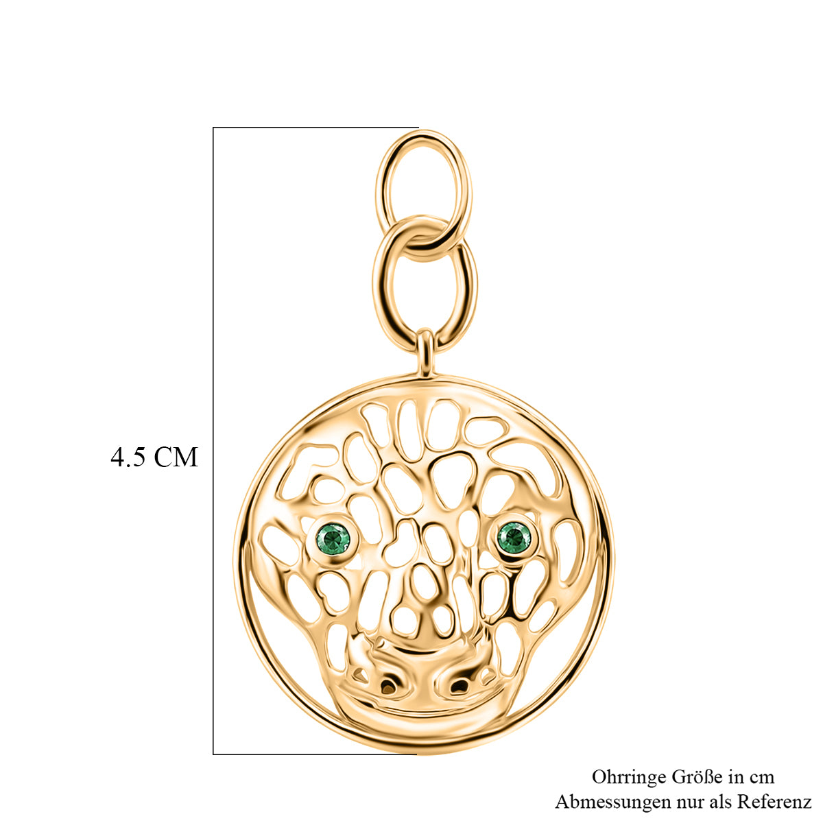 EVER TRUE AAA Kagem Sambischer Smaragd Ohrringe Reine Bronze ca. 0.27 ct