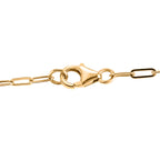 D'Joy AAA Kagem Sambischer Smaragd Halskette ca. 50 cm 925 Silber 750 Gelbgold vermeil ca. 0.59 ct