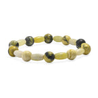 Serpentin, Gelbes Türkis Armband Flexibel cm ca. 100.00 ct
