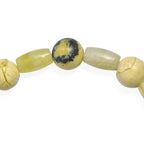 Serpentin, Gelbes Türkis Armband Flexibel cm ca. 100.00 ct