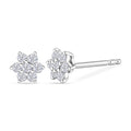 LUXURIANT DIAMOND - Lab Grown Diamant SI-GH Ohrringe 925 Silber 750 Vergoldet ca. 0,20 ct.