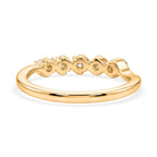 LUXURIANT DIAMOND - Lab Grown Diamant SI-GH Ring 925 Silber 750 Gelbgold vermeil (Größe 21.00) ca. 0,25 ct