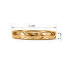 Designer Inspirierter Diamantschliff Ring, 925 Silber vergoldet, (Größe 17.00)