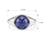 D'Joy AA Natürlicher, äthiopischer Welo Opal Ring 925 Silber 750 Gelbgold vermeil (Größe 21.00) ca. 1,40 ct