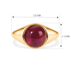 D'Joy AA Natürlicher, äthiopischer Welo Opal Ring 925 Silber 750 Gelbgold vermeil (Größe 21.00) ca. 1,40 ct