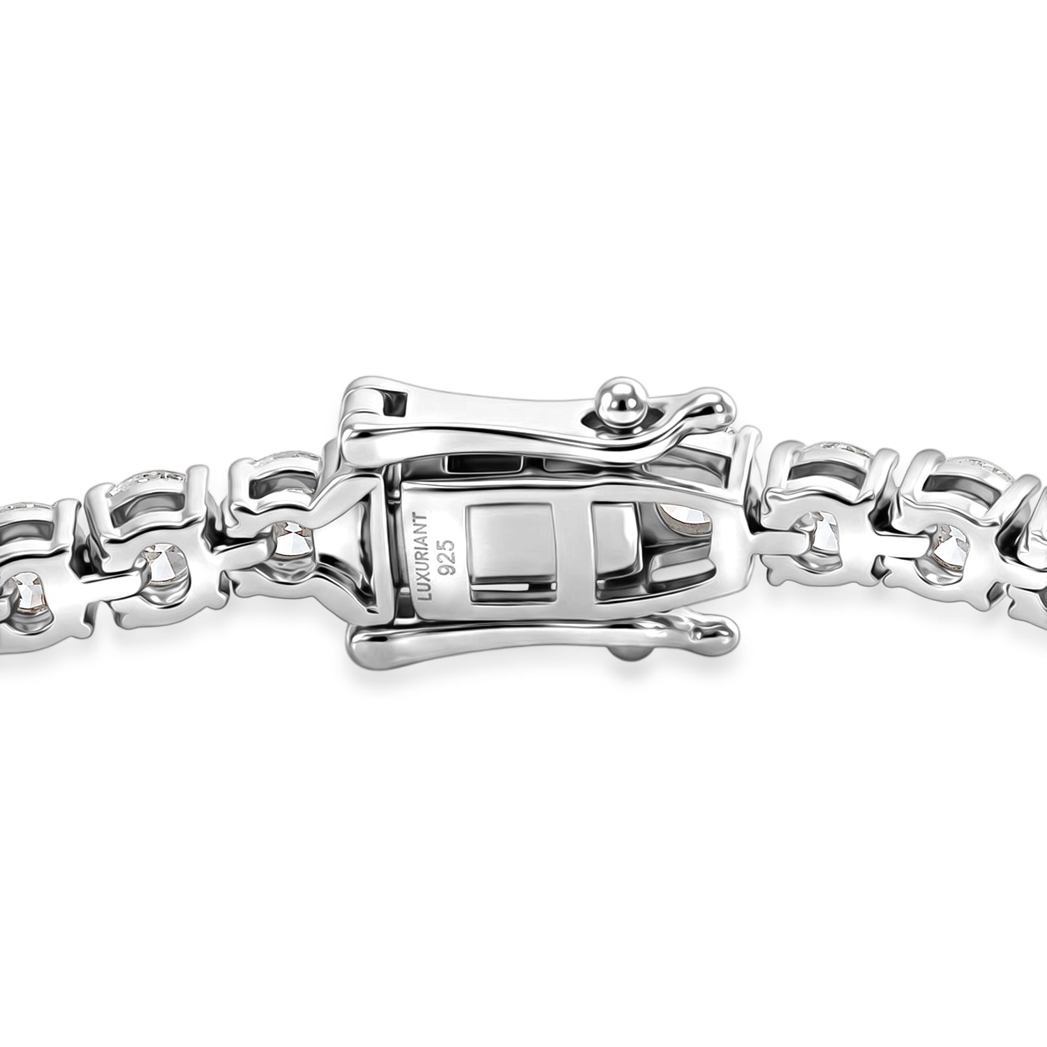 LUXURIANT DIAMOND - Lab Grown Diamant SI-GH Armband ca. 19 cm 925 Silber Rhodiniert ca. 10.03 ct