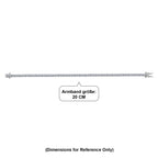 LUXURIANT DIAMOND - Lab Grown Diamant SI-GH Armband ca. 19 cm 925 Silber Rhodiniert ca. 10.03 ct