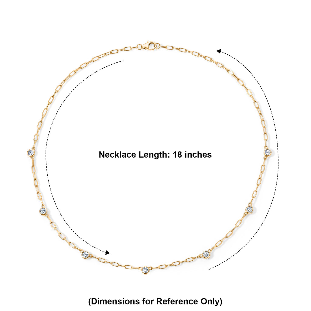 LUXURIANT DIAMOND - Lab Grown Diamant SI-GH SGL zertifiziert Halskette ca. 45 cm 925 Silber 750 Gelbgold vermeil ca. 1,02 ct.