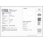 LUXURIANT DIAMOND - Lab Grown Diamant SI-GH SGL zertifiziert Halskette ca. 45 cm 925 Silber 750 Gelbgold vermeil ca. 1,02 ct.