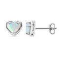 D'Joy AA Natürlicher, äthiopischer Welo Opal Ohrringe 925 Silber Rhodiniert ca. 0,50 ct.