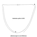 950 Platin Kette ca. 45 cm + 5 cm Extender, ca. 1,80g