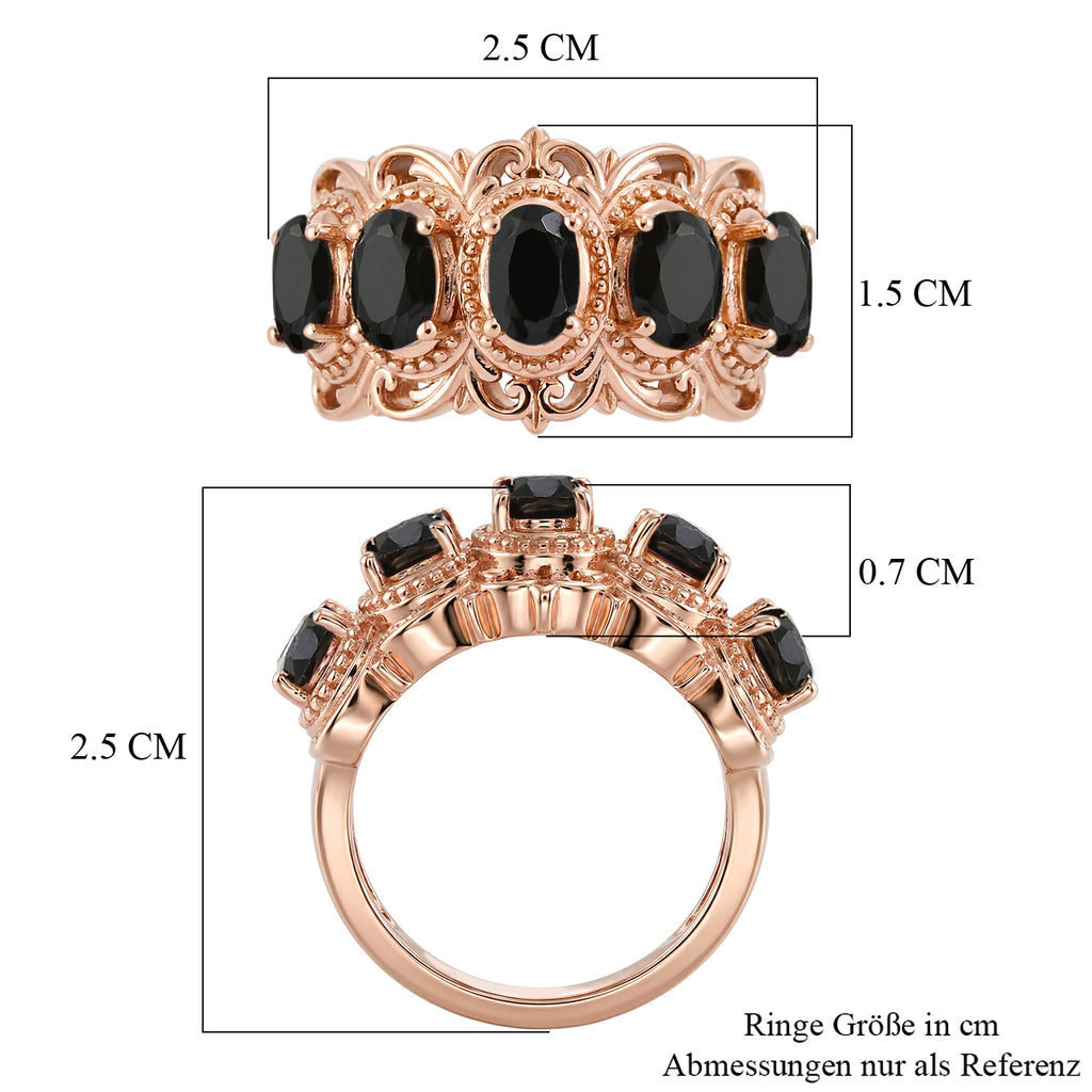 EVER TRUE Afrikanischer Amethyst Ring 950 Kupfer (Größe 20.00) ca. 2,22 ct