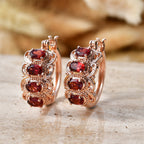EVER TRUE Mosambik Granat Ohrringe 950 Kupfer ca. 4.47 ct