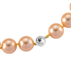 Goldene Muschelkernperle (18 mm) Halskette ca. 50 cm 316L Edelstahl 885.00 ct